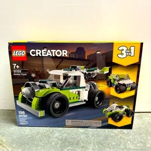 LEGO 31103 Creator 3-in-1 Rocket Truck Building Kit 198 Pieces New In Box Sealed